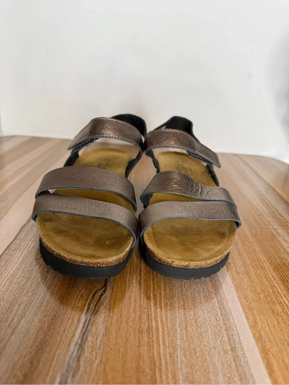 Naot Kayla Sandals Womens Size 40 US 9 Radiant Copper Leather Adjustable Strap